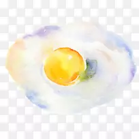 煎蛋水彩画-煮鸡蛋-空若网 煎蛋水彩画-煮鸡蛋-空若网