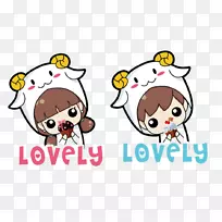 山羊卡通-卡通山羊夫妇-空若网 山羊卡通-卡通山羊夫妇-空若网