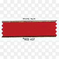 品牌长方形红丝带-空若网 品牌长方形红丝带-空若网