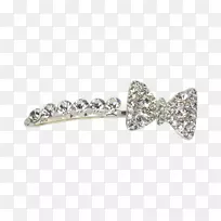 珠宝首饰钻石银蝴蝶结-空若网 珠宝首饰钻石银蝴蝶结-空若网