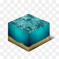 水立方海洋三维等距投影木地板纹理-空若网 水立方海洋三维等距投影木地板纹理-空若网