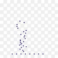 线点字体-蓝点-空若网 线点字体-蓝点-空若网