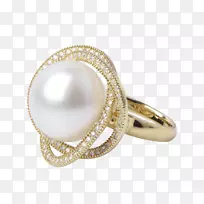 宝石首饰-气质珍珠戒指-空若网 宝石首饰-气质珍珠戒指-空若网