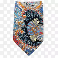 佩斯利纺织青绿色领带.多色抽象扭曲-空若网 佩斯利纺织青绿色领带.多色抽象扭曲-空若网