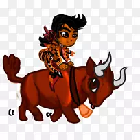 画迷艺术动画-骑牛-空若网 画迷艺术动画-骑牛-空若网
