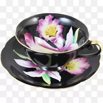 碟碗杯餐具.手绘咖啡-空若网 碟碗杯餐具.手绘咖啡-空若网