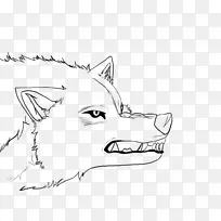 图博线艺术灰狼动画素描-动画-空若网 图博线艺术灰狼动画素描-动画-空若网