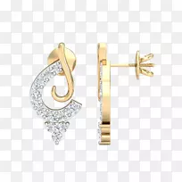 耳环体首饰.曲线环-空若网 耳环体首饰.曲线环-空若网