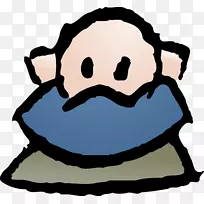 鼻子人类行为头巾剪贴画-抑郁-空若网 鼻子人类行为头巾剪贴画-抑郁-空若网