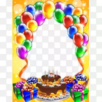 生日蛋糕祝你生日快乐剪贴画免费生日框架-空若网 生日蛋糕祝你生日快乐剪贴画免费生日框架-空若网