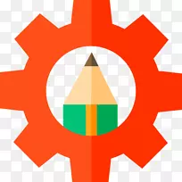 电脑图标齿轮-空若网 电脑图标齿轮-空若网