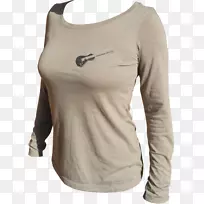 长袖t恤肩米色领辊-空若网 长袖t恤肩米色领辊-空若网