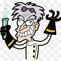 疯狂科学家科学实验室剪辑艺术疯狂的科学剪贴画-空若网 疯狂科学家科学实验室剪辑艺术疯狂的科学剪贴画-空若网