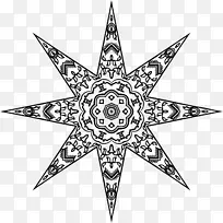 形状圣诞剪辑艺术对称-空若网 形状圣诞剪辑艺术对称-空若网