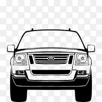 汽车剪贴画-SUV-空若网 汽车剪贴画-SUV-空若网