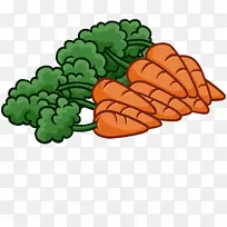 胡萝卜蔬菜夹艺术.西兰花-空若网 胡萝卜蔬菜夹艺术.西兰花-空若网