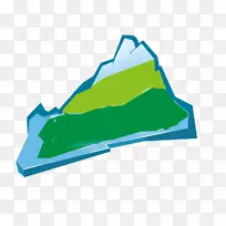 Adobe插画师adobe系统.手工绘制不规则的冰川草-空若网 Adobe插画师adobe系统.手工绘制不规则的冰川草-空若网