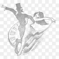 智人拉丁舞黑白手指素描拉丁舞-空若网 智人拉丁舞黑白手指素描拉丁舞-空若网