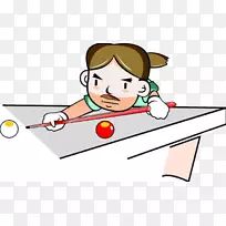 台球卡通运动.卡通设计材料台球台-空若网 台球卡通运动.卡通设计材料台球台-空若网