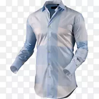 洋装衬衫蓝t恤府绸低领-空若网 洋装衬衫蓝t恤府绸低领-空若网