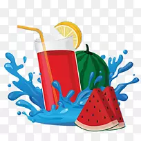 果汁水果保险箱画夹艺术卡通夏日果汁酷-空若网 果汁水果保险箱画夹艺术卡通夏日果汁酷-空若网