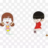 卡通-蹲马桶卡通脸-空若网 卡通-蹲马桶卡通脸-空若网