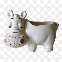 陶瓷牛人鼻子餐具.河马-空若网 陶瓷牛人鼻子餐具.河马-空若网