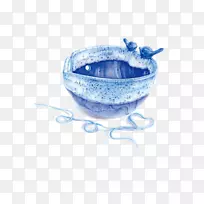 蓝碗玻璃-蓝色玻璃碗-空若网 蓝碗玻璃-蓝色玻璃碗-空若网