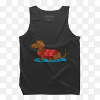 无袖t恤外装字体-dachshund-空若网 无袖t恤外装字体-dachshund-空若网