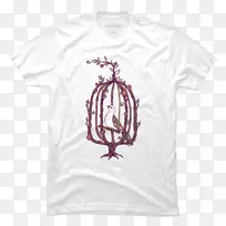 章鱼的长袖t恤连帽衫、长袖t恤上衣鸟笼-空若网 章鱼的长袖t恤连帽衫、长袖t恤上衣鸟笼-空若网