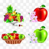 水果葡萄菠萝装饰图案-空若网 水果葡萄菠萝装饰图案-空若网