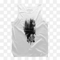 t恤白色袖子外衬领水粉-空若网 t恤白色袖子外衬领水粉-空若网