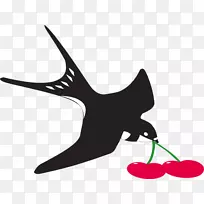 燕子画夹艺术-燕子剪贴画-空若网 燕子画夹艺术-燕子剪贴画-空若网