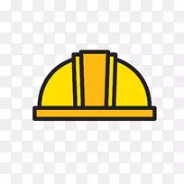 安全帽黄色建筑工程图标-黄色建筑头盔-空若网 安全帽黄色建筑工程图标-黄色建筑头盔-空若网