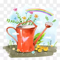 水彩画卡通-空若网 水彩画卡通-空若网