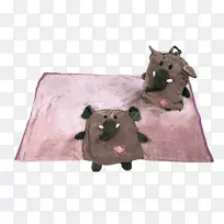 猪纺织品填充动物&可爱的玩具鼻子-水貂-空若网 猪纺织品填充动物&可爱的玩具鼻子-水貂-空若网