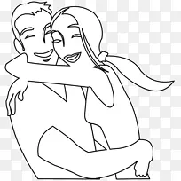 线条画,彩绘书,情侣剪贴画-爱情的艺术图像-空若网 线条画,彩绘书,情侣剪贴画-爱情的艺术图像-空若网