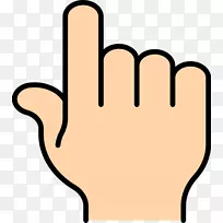 食指指向夹艺术指针手指剪贴画-空若网 食指指向夹艺术指针手指剪贴画-空若网