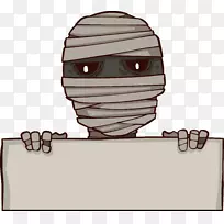 adobe插画-绷带怪物标题盒-空若网 adobe插画-绷带怪物标题盒-空若网