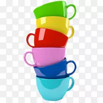 4张图1字咖啡浓咖啡杯彩虹杯-空若网 4张图1字咖啡浓咖啡杯彩虹杯-空若网