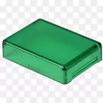 塑料绿色长方形盒-空若网 塑料绿色长方形盒-空若网