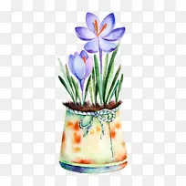 水彩画花花-空若网 水彩画花花-空若网