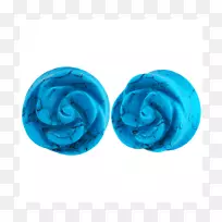 绿松石耳环蔷薇科人体珠宝首饰-空若网 绿松石耳环蔷薇科人体珠宝首饰-空若网