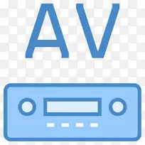 AV接收机计算机图标无线电接收机符号字体-空若网 AV接收机计算机图标无线电接收机符号字体-空若网