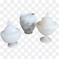 陶瓷花瓶餐具.三件-空若网 陶瓷花瓶餐具.三件-空若网