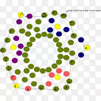 圆点剪贴画.花纹笔架-空若网 圆点剪贴画.花纹笔架-空若网