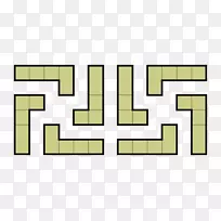 五子座多子拼图几何形状旋转-数学-空若网 五子座多子拼图几何形状旋转-数学-空若网