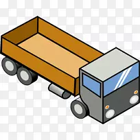 皮卡自卸车夹艺术玩具剪贴画-空若网 皮卡自卸车夹艺术玩具剪贴画-空若网