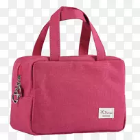 化妆品洗漱袋手提箱红色旅行包-空若网 化妆品洗漱袋手提箱红色旅行包-空若网