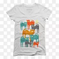 t恤套筒上衣猫爱好者t恤-空若网 t恤套筒上衣猫爱好者t恤-空若网